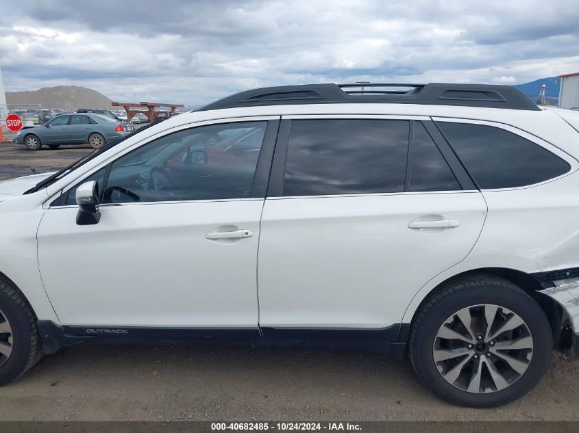 2016 Subaru Outback 3.6R Limited VIN: 4S4BSENC8G3240047 Lot: 40682485