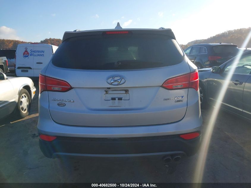 2014 Hyundai Santa Fe Sport 2.0L Turbo VIN: 5XYZUDLA5EG216953 Lot: 40682500