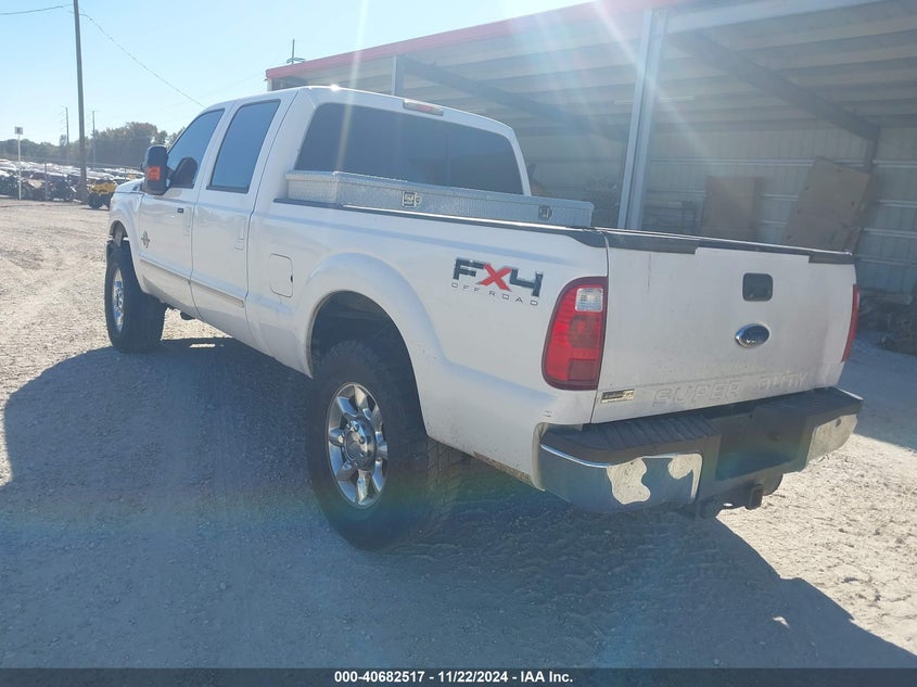 Vin: 1ft7w2bt3bea97099, lot: 41171815, ford f-250 lariat 20113