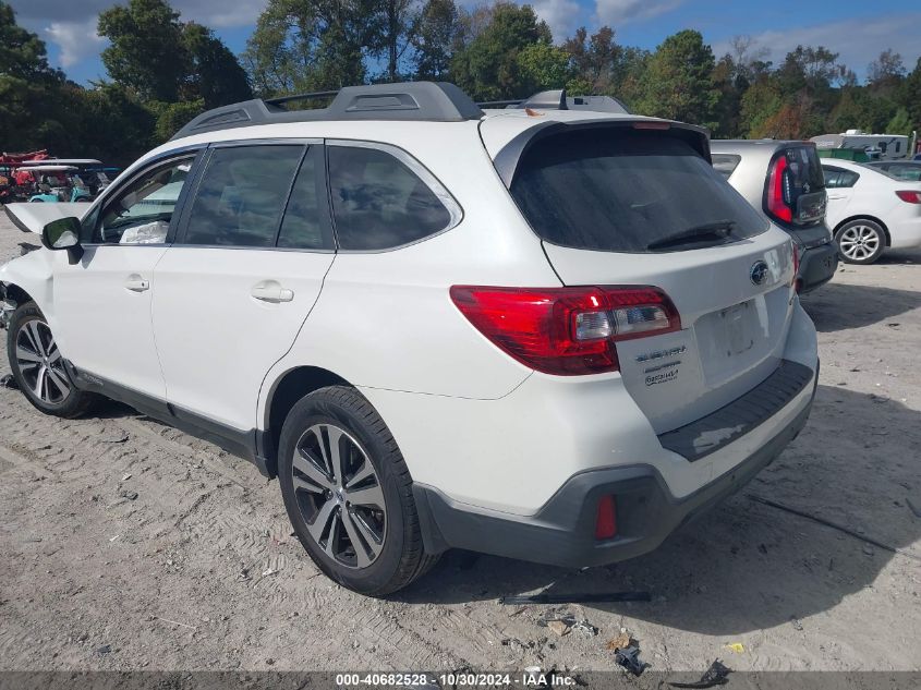 2018 Subaru Outback 2.5I Limited VIN: 4S4BSANC5J3205739 Lot: 40682528