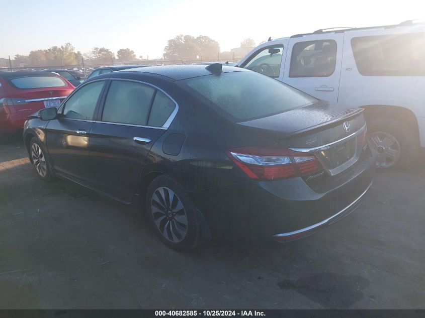 2017 Honda Accord Touring Hybrid VIN: JHMCR6F71HC009230 Lot: 40682585