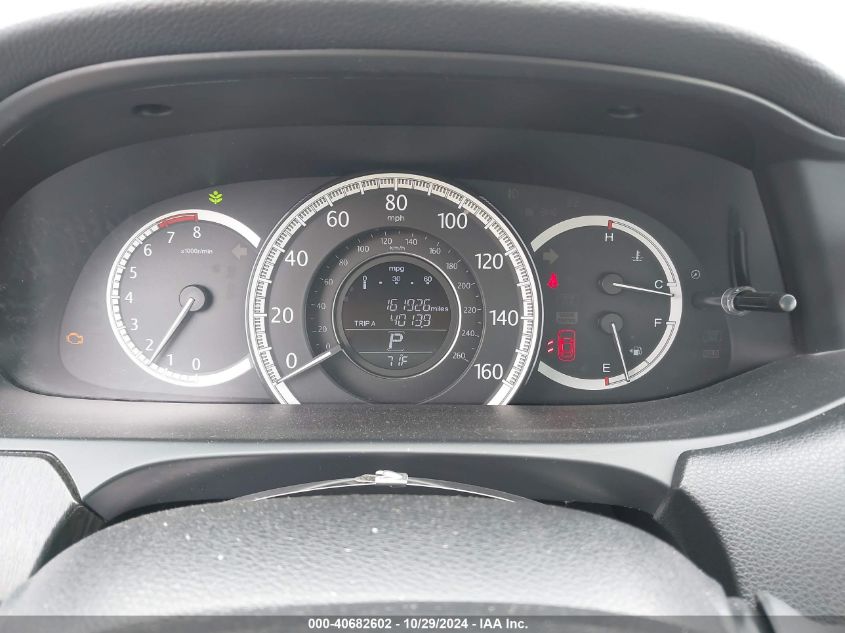 Image 7 of 2014 HONDA ACCORD  salvage vehicle - Lot #40682602 at IAAI