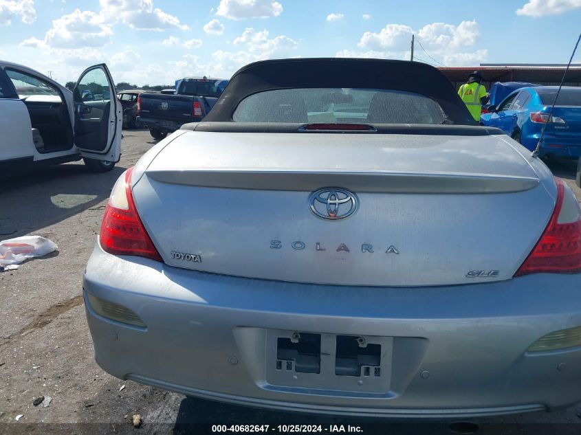 2007 Toyota Camry Solara Sle VIN: 4T1FA38P47U116455 Lot: 40682647