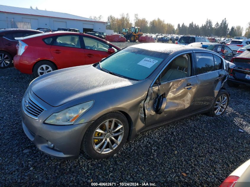 2010 Infiniti G37 Journey VIN: JN1CV6AP8AM406716 Lot: 40682671