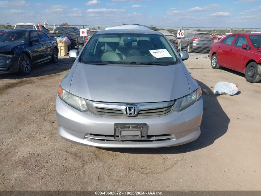 2012 Honda Civic Sdn Lx VIN: 2HGFB2F59CH334807 Lot: 40682672