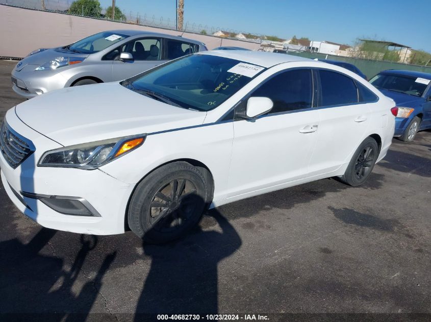 2016 Hyundai Sonata Se VIN: 5NPE24AF3GH364842 Lot: 40682730