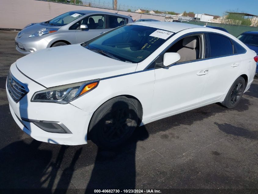 2016 Hyundai Sonata Se VIN: 5NPE24AF3GH364842 Lot: 40682730