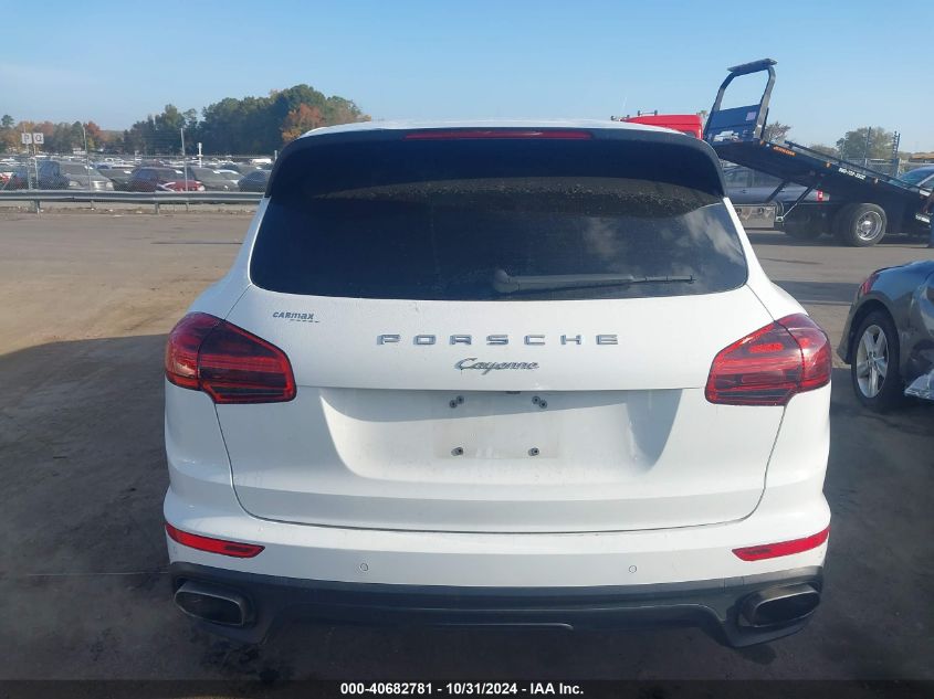 2016 Porsche Cayenne VIN: WP1AA2A24GLA10048 Lot: 40682781