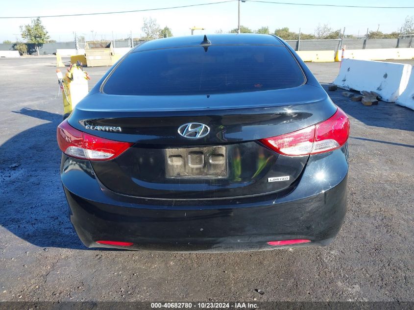 2013 Hyundai Elantra Limited VIN: KMHDH4AE0DU592618 Lot: 40682780