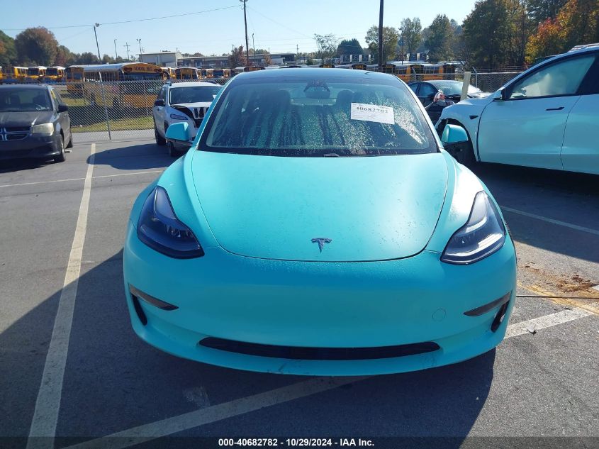 2021 Tesla Model 3 Standard Range Plus Rear-Wheel Drive VIN: 5YJ3E1EAXMF043046 Lot: 40682782