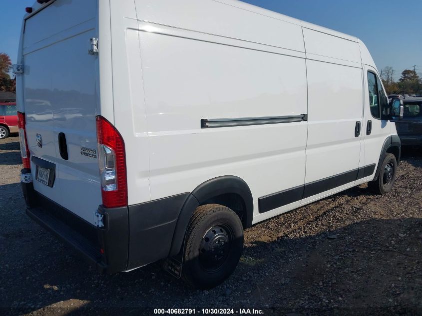 2023 Ram Promaster 2500 High Roof 159 Wb VIN: 3C6LRVDG1PE529795 Lot: 40682791