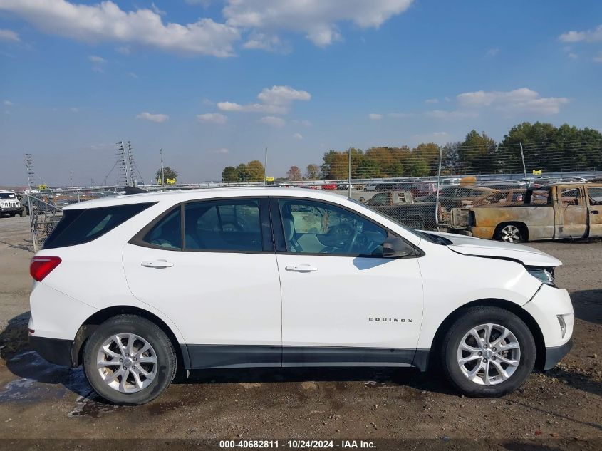 2018 Chevrolet Equinox Ls VIN: 3GNAXHEV3JL117098 Lot: 40682811