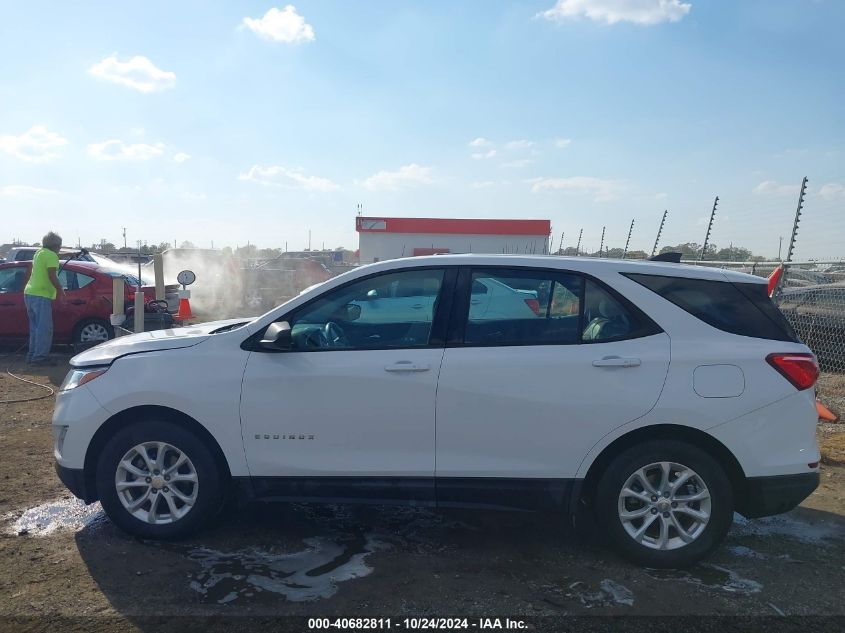 2018 Chevrolet Equinox Ls VIN: 3GNAXHEV3JL117098 Lot: 40682811