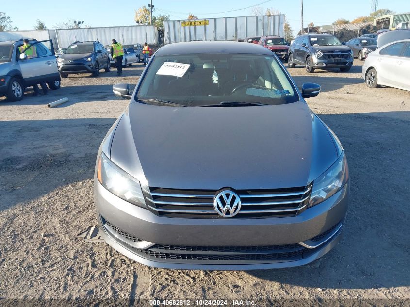 2013 Volkswagen Passat 2.5L Se VIN: 1VWBP7A34DC087716 Lot: 40682812