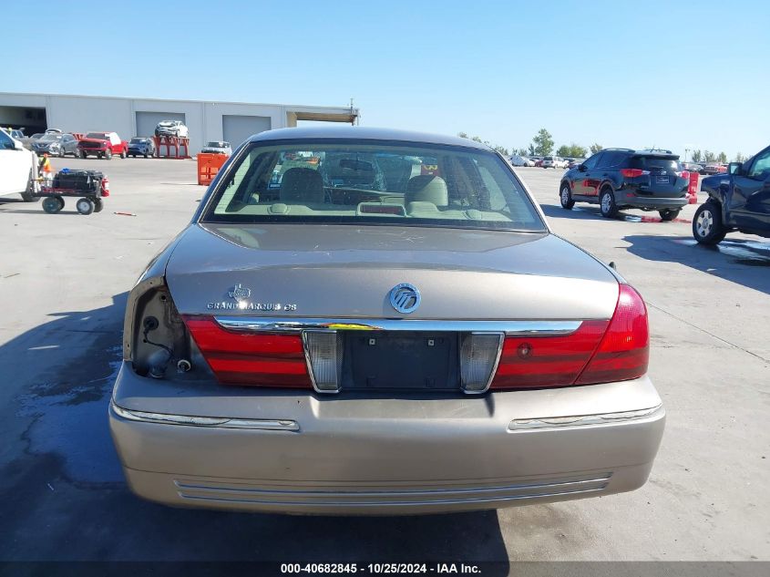 2005 Mercury Grand Marquis Gs VIN: 2MEFM74W05X645745 Lot: 40682845