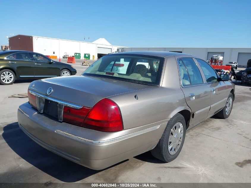 2005 Mercury Grand Marquis Gs VIN: 2MEFM74W05X645745 Lot: 40682845