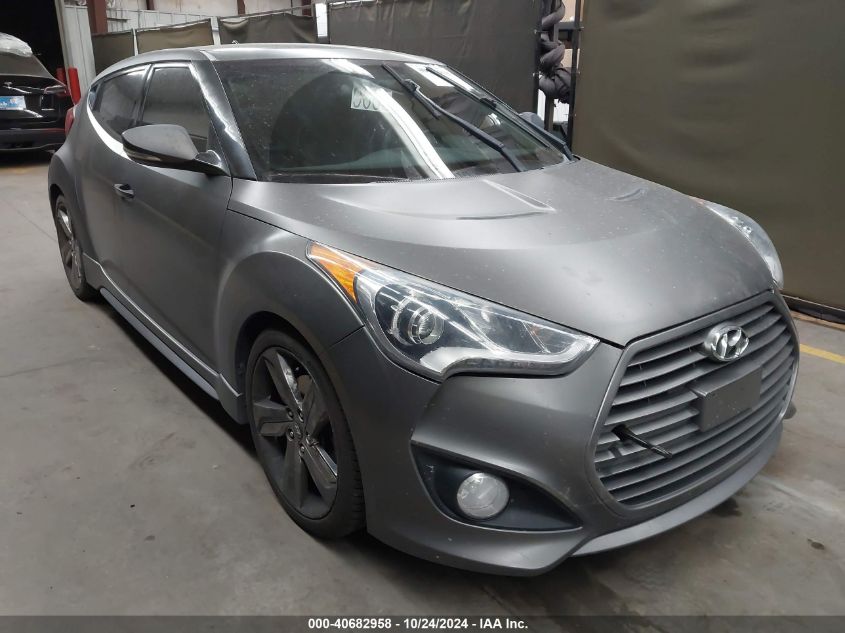 VIN KMHTC6AE5FU231006 2015 Hyundai Veloster, Turbo no.1