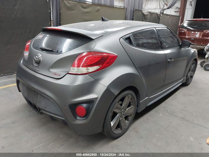 VIN KMHTC6AE5FU231006 2015 Hyundai Veloster, Turbo no.4