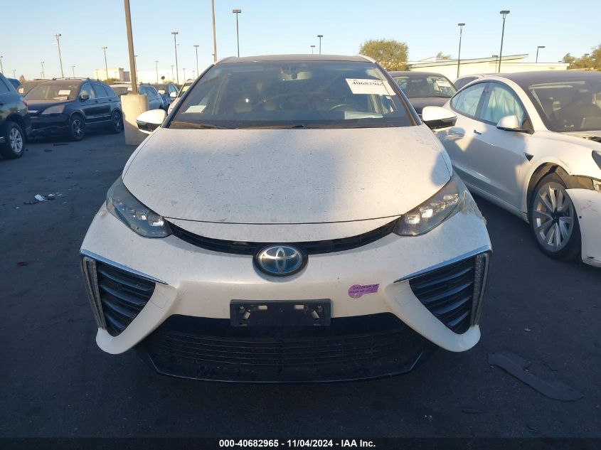 2018 Toyota Mirai VIN: JTDBVRBD2JA005100 Lot: 40682965