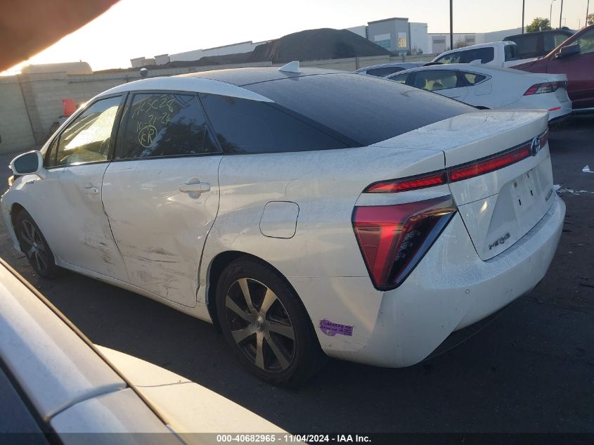 2018 Toyota Mirai VIN: JTDBVRBD2JA005100 Lot: 40682965