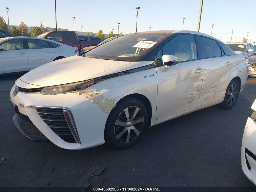 2018 Toyota Mirai VIN: JTDBVRBD2JA005100 Lot: 40682965