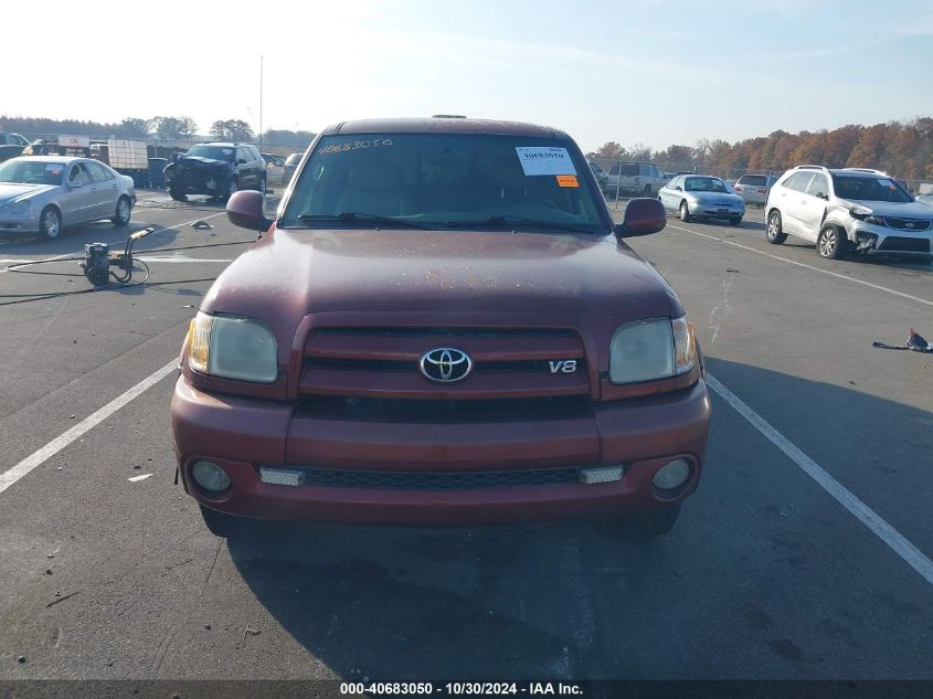 2003 Toyota Tundra Ltd V8 VIN: 5TBBT48123S375239 Lot: 40683050