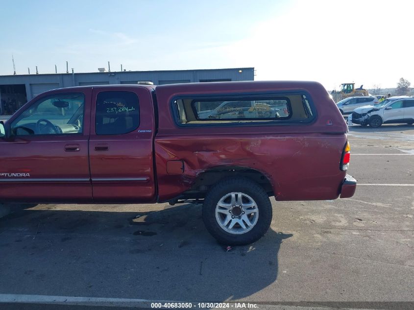 2003 Toyota Tundra Ltd V8 VIN: 5TBBT48123S375239 Lot: 40683050