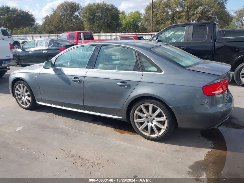 2012 Audi A4 2.0T Premium VIN: WAUFFAFL4CN011183 Lot: 40683146