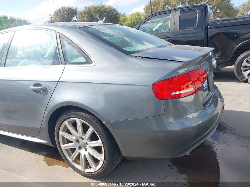 2012 Audi A4 2.0T Premium VIN: WAUFFAFL4CN011183 Lot: 40683146