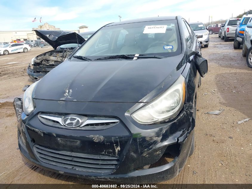 2014 Hyundai Accent Gls VIN: KMHCT4AE6EU768499 Lot: 40683187