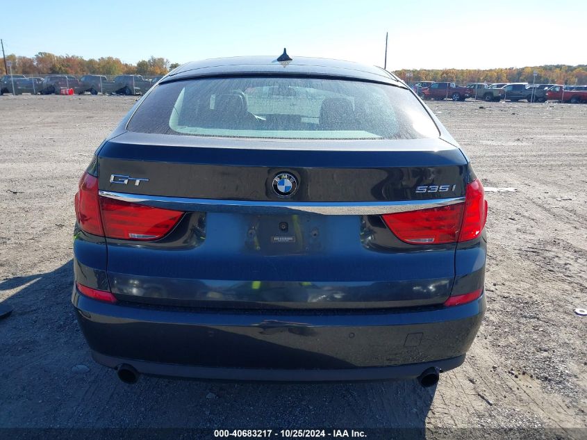 2011 BMW 535I Gran Turismo xDrive VIN: WBASP2C50BC338388 Lot: 40683217