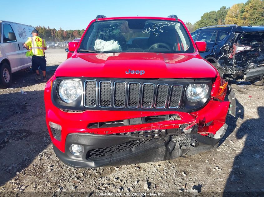 2019 Jeep Renegade Latitude Fwd VIN: ZACNJABB4KPK91619 Lot: 40683220