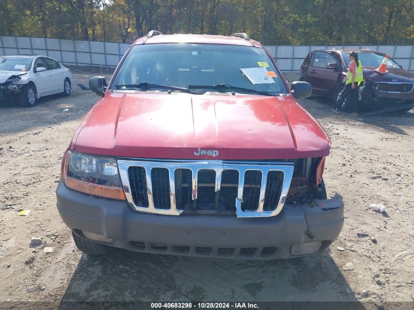 2002 Jeep Grand Cherokee Laredo VIN: 1J4GX48N82C161287 Lot: 40683298