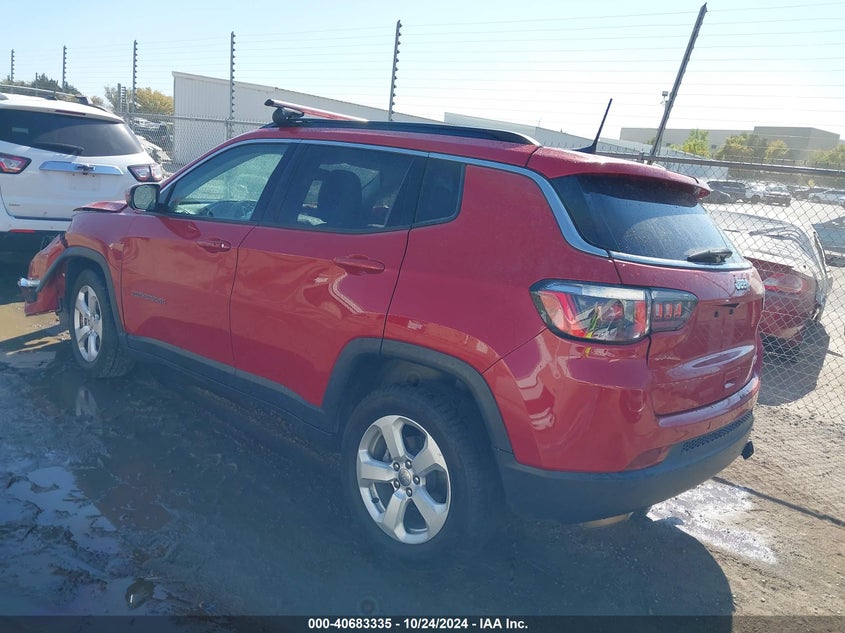 VIN 3C4NJCBB3HT652872 2017 JEEP NEW COMPASS LATITUDE FWD