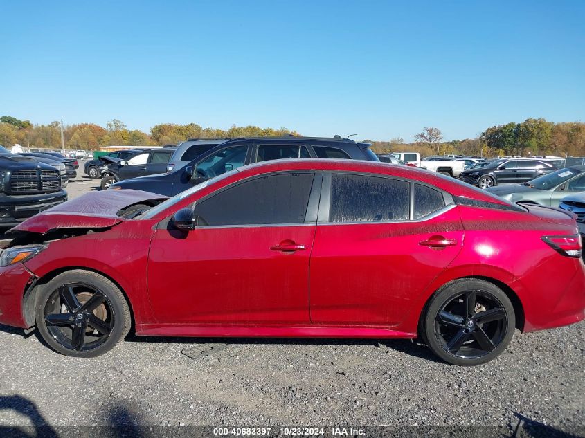 2022 Nissan Sentra Sr Xtronic Cvt VIN: 3N1AB8DV1NY293099 Lot: 40683397