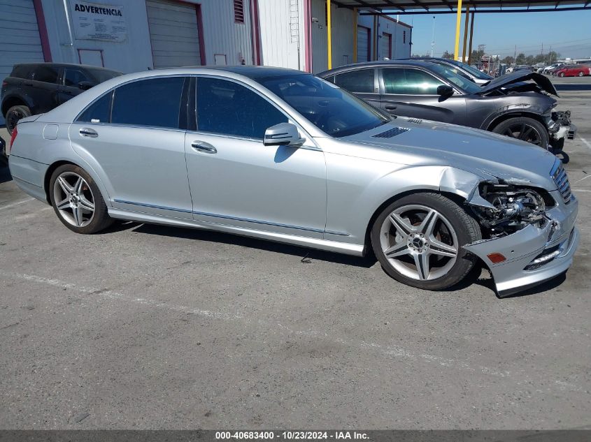 2011 Mercedes-Benz S 550 4Matic VIN: WDDNG8GB2BA397608 Lot: 40683400