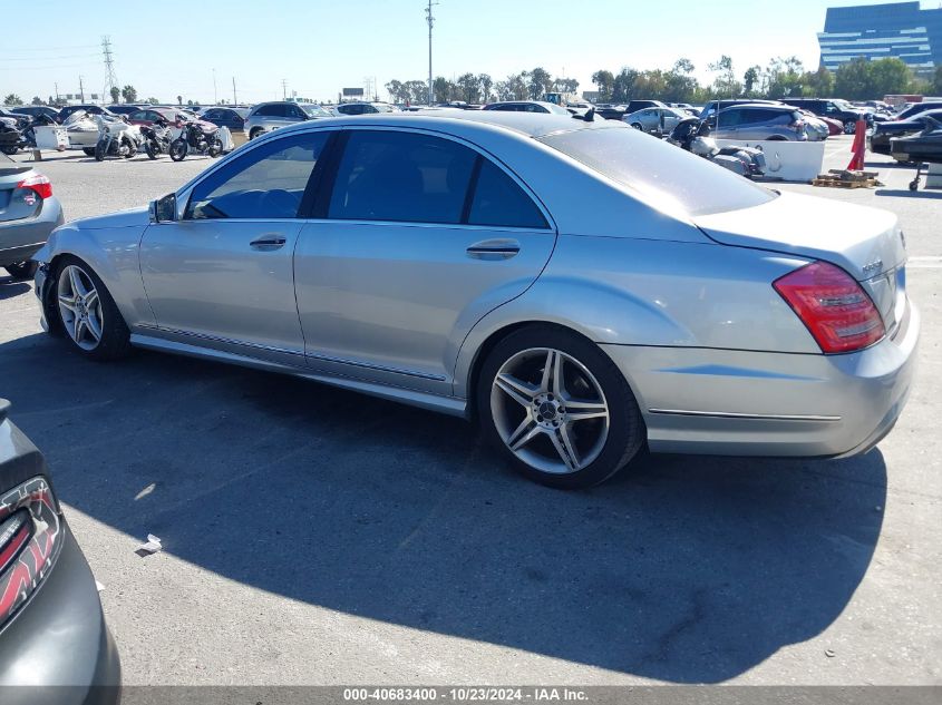 2011 Mercedes-Benz S 550 4Matic VIN: WDDNG8GB2BA397608 Lot: 40683400