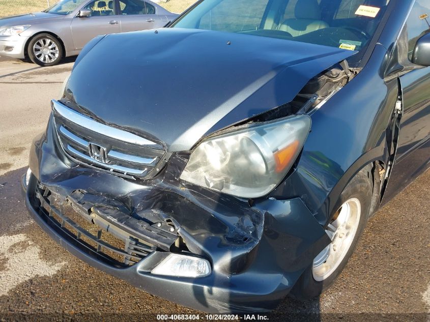 2005 Honda Odyssey Touring VIN: 5FNRL38825B110261 Lot: 40683404