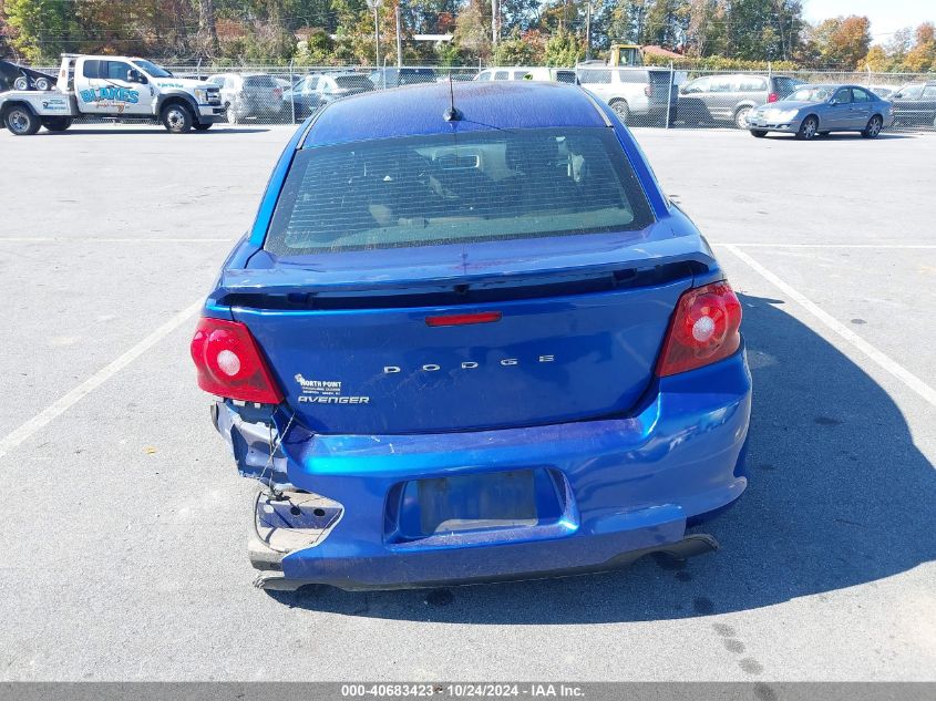 2012 Dodge Avenger Se VIN: 1C3CDZAG7CN29108 Lot: 40683423