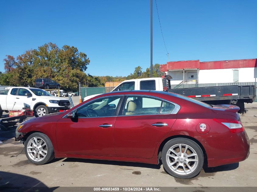 2011 Nissan Maxima 3.5 Sv VIN: 1N4AA5AP9BC834818 Lot: 40683459