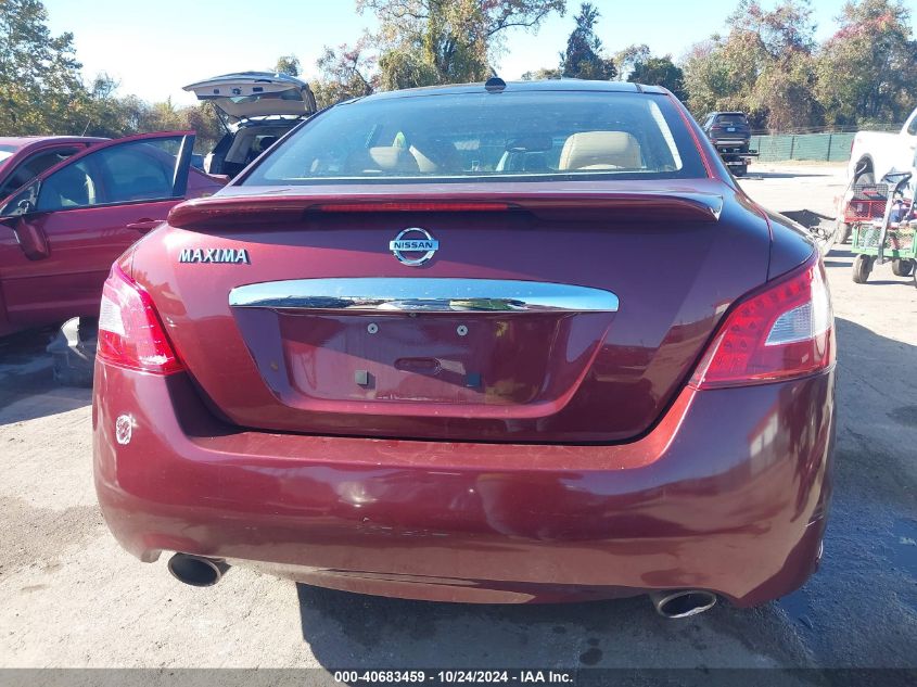 2011 Nissan Maxima 3.5 Sv VIN: 1N4AA5AP9BC834818 Lot: 40683459