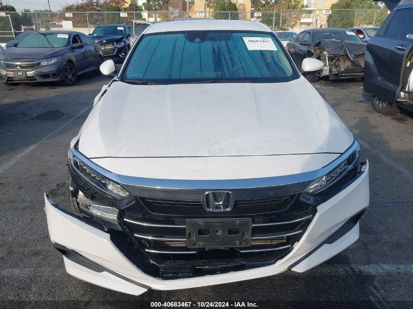 2021 Honda Accord Lx VIN: 1HGCV1F19MA077455 Lot: 40683467