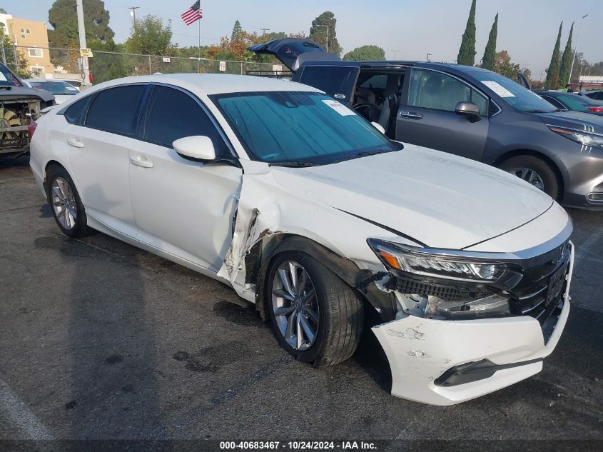 VIN 1HGCV1F19MA077455 2021 Honda Accord, LX no.1