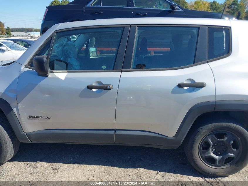 2015 Jeep Renegade Sport VIN: ZACCJBATXFPB43085 Lot: 40683471