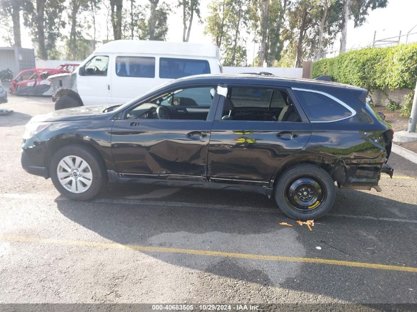 2018 Subaru Outback 2.5I Premium VIN: 4S4BSACC6J3200827 Lot: 40683505