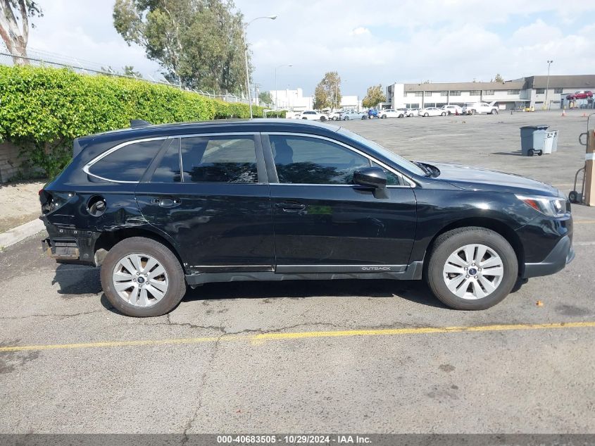 2018 Subaru Outback 2.5I Premium VIN: 4S4BSACC6J3200827 Lot: 40683505