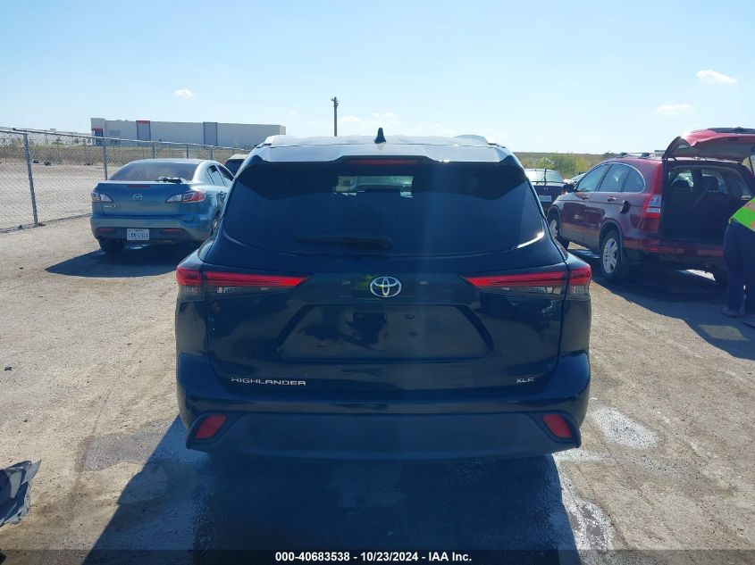 2022 Toyota Highlander Xle VIN: 5TDGZRAH2NS545084 Lot: 40683538