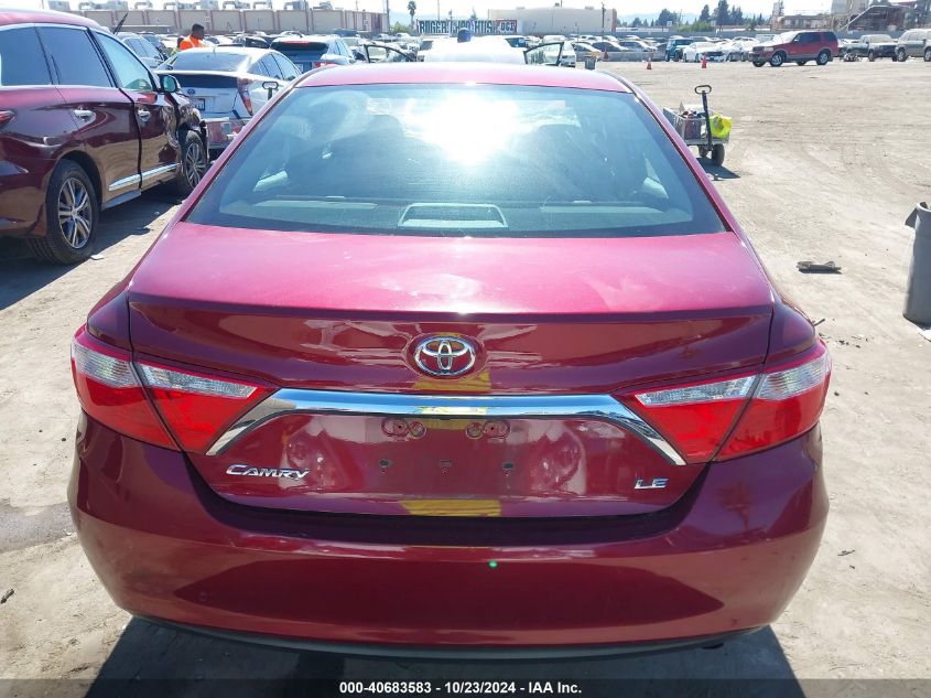 2016 Toyota Camry Le VIN: 4T1BF1FK0GU585585 Lot: 40683583