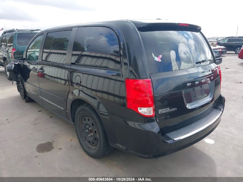 VIN 2C4RDGBG5FR605693 2015 Dodge Grand Caravan, SE no.3