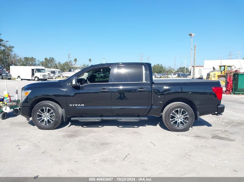 2021 Nissan Titan Sv 4X2 VIN: 1N6AA1EF4MN519191 Lot: 40683657